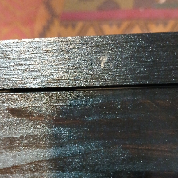 Harley-Davidson Black Wooden Box with Silver Accents - Picture 10 of 12